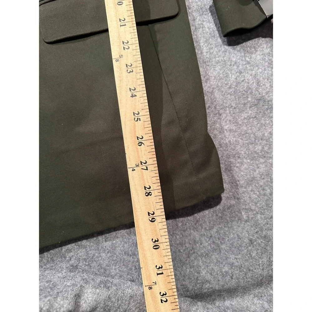 Banana Republic Mens Tailored Fit Blazer 46R Olive Green 2-Button Sport Coat